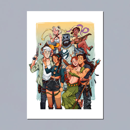 Casual Vox Machina Print