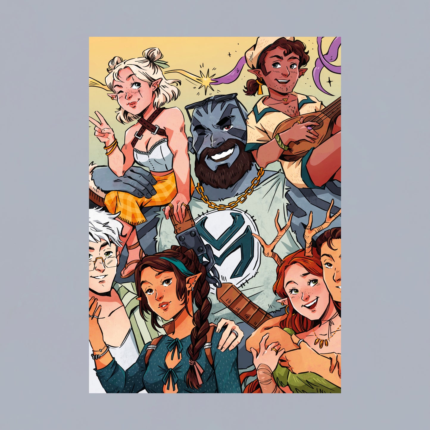 Casual Vox Machina Print